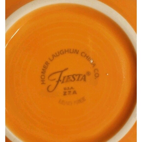 Lot Of 4! Fiestaware Tangerine Bowls 5 3/8" Stacking Fruit Berry Dessert HLC - Picture 5 of 8